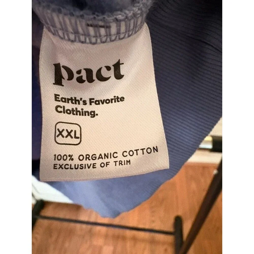 Pact Organic Sweatshirt XXL Fleece Lined